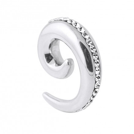 Diamond Clear Jeweled Spiral Expander