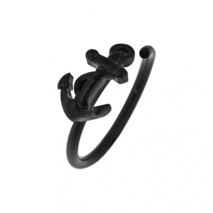 Anchor Style Cartilage Helix Tragus Hoop Ring Stud